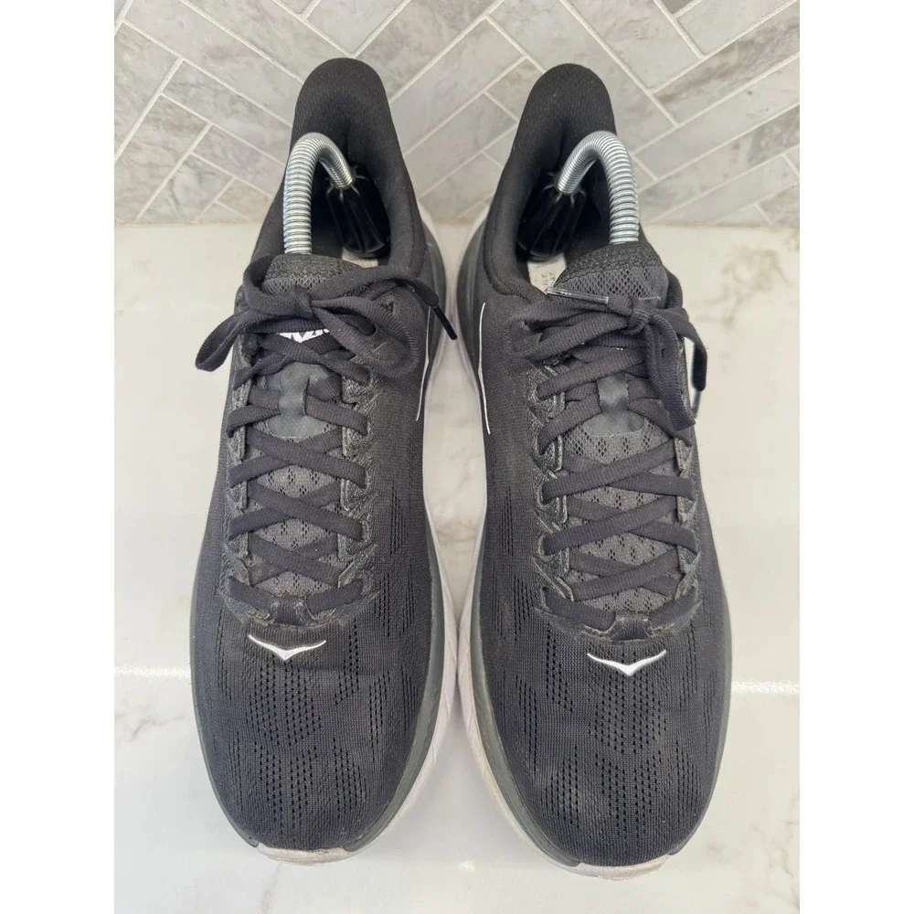 Hoka One One Mach 4 Running Shoes Mens 9.5 D 9.5D Black Profly Athletic Sneakers